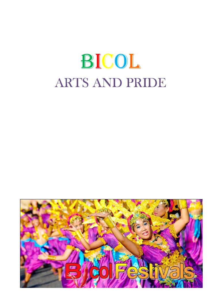 BICOL ARTS AND PRIDE (Festival) PDF
