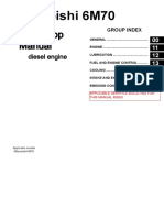 Mitsubishi 6M70 Engine Workshop Manual Copy 364 Pages PDF