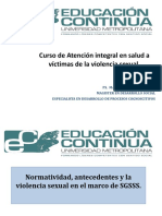 CursoAtenciónSaludVíctimasViolenciaSexual