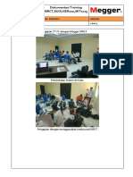 Dokumentasi Training MRCT, MJOLNER200, MIT1025: Training Hari Pertama: Pengujian CT VT Dengan Megger MRCT
