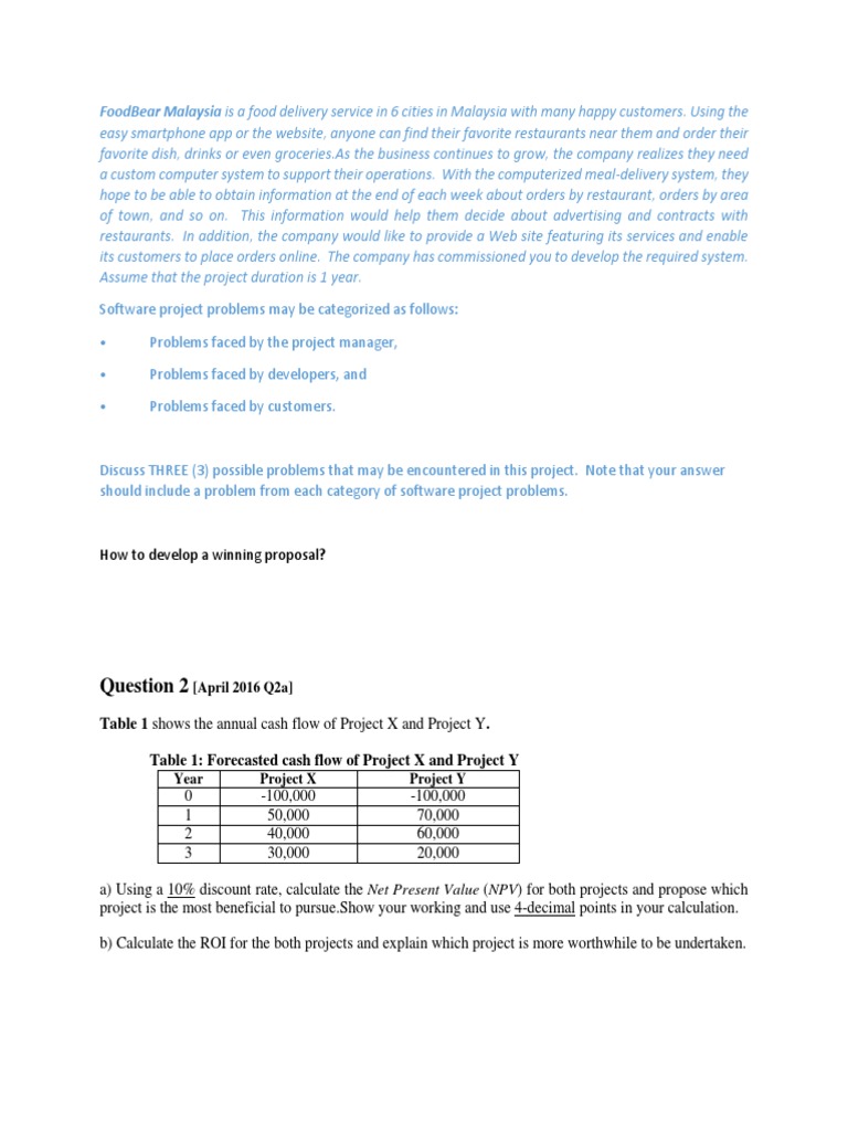 Food Delivery System Project Analysis | PDF | Business | Finance ...