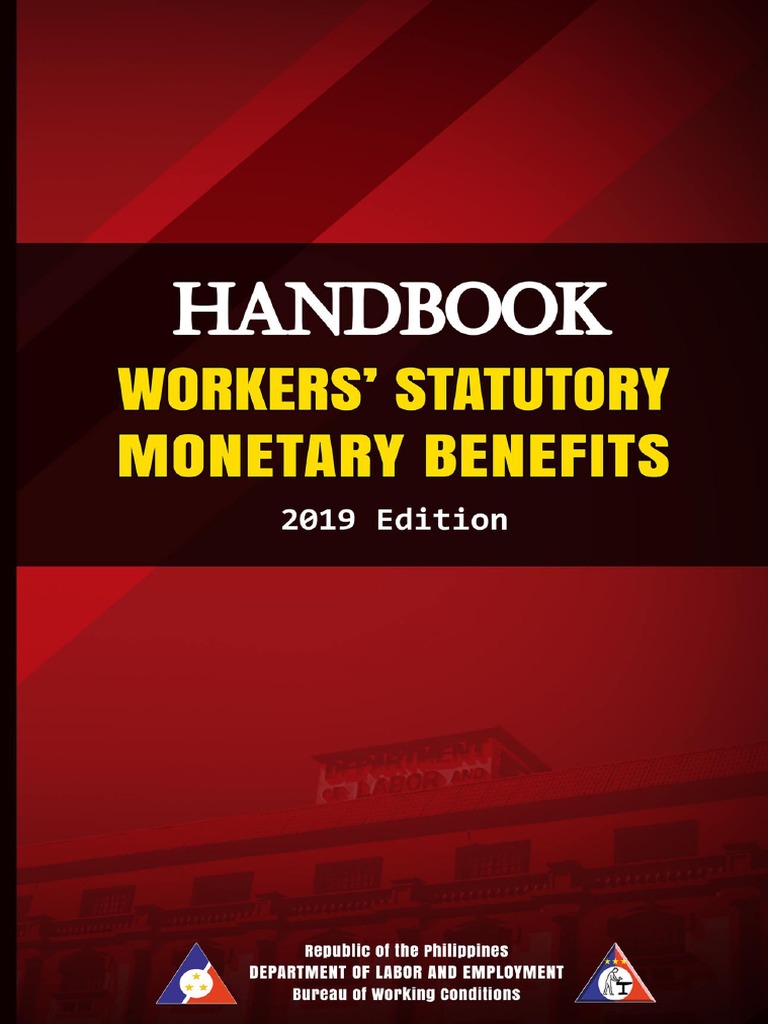 2019 Edition DOLE Handbook on Workers Statutory Benefits