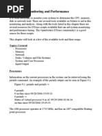 Monitoring and Performance-Solaris