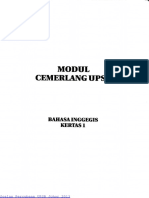 Percubaan UPSR Johor Bahasa Inggeris Kertas 1 PDF