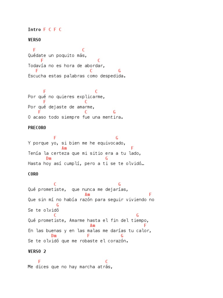 Pepe Aguilar Prometiste UNPLUGGED Letra y Acordes