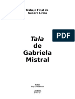 Roy Goldsman: Gabriela Mistral