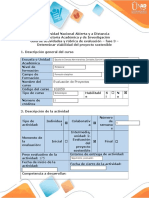 Guía de actividades y rúbrica de evaluación - Fase 3 - Determinar viabilidad del proyecto sostenible.docx