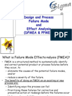 Design and Process Failure Mode and Effect Analysis (Dfmea & Pfmea)