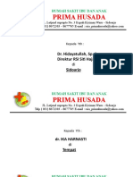 RS Prima Husada mengirim surat undangan