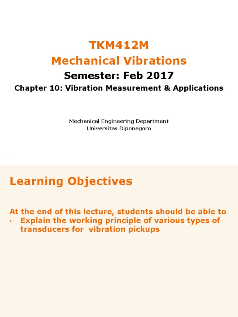 Vibration Measurement Instruments Overview | PDF | Accelerometer ...