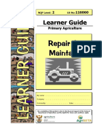 Primary Ag Learner Guide: Repair & Maintenance NQF L2 US116060