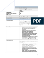 Language Acquisition Syllabus