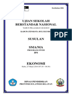 Soal USBN - Ekonomi - Kur2006 - Susulan 2019