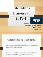 Ayudantía de Literatura Universal, Clásicos de La Literatura Universal: Griegos y Romanos