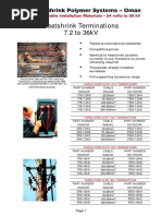 SPS Oman Catalogue Cable Termination Kits