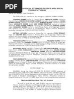 Deed of Extrajudicial Settlement and Special Power of Attorney