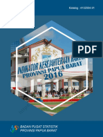 Indikator Kesejahteraan Rakyat Provinsi Papua Barat 2016