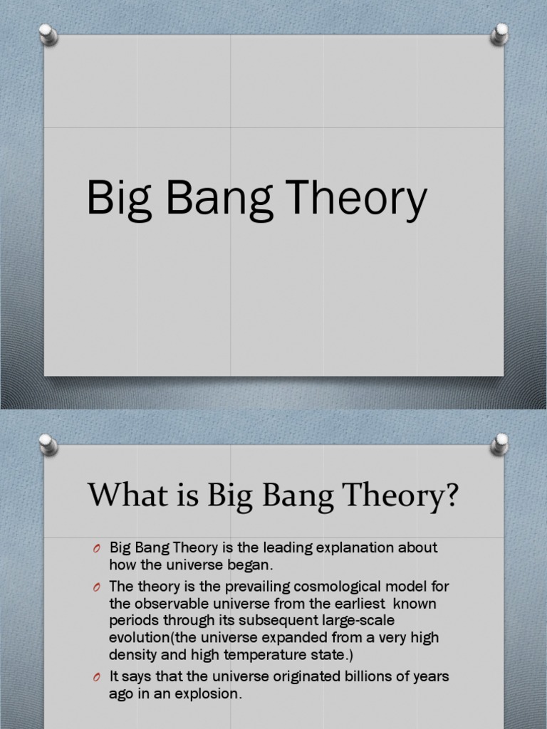 Understanding the Big Bang Theory | PDF | Philosophy