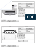 Proposed Printers Low End