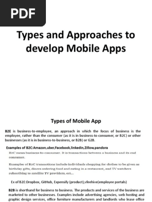 Mobile App