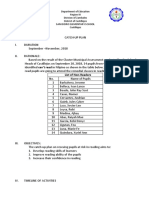 School Catch Up Plan SY 2018 2019