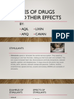 Types of Drugs and Their Effects: BY: Aqil Afiq Lixin Cavan