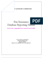 Database Reporting Manual: Fire Insurance