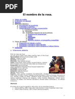 El nombre de la rosa  Guía