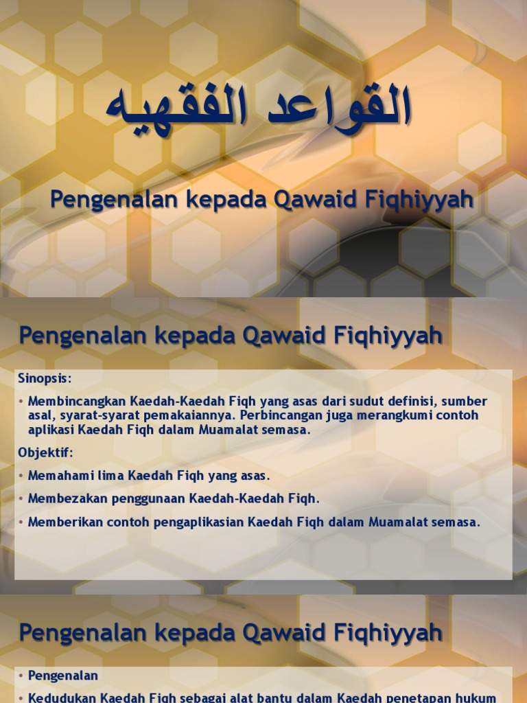 5 kaedah asas qawaid fiqhiyyah pdf