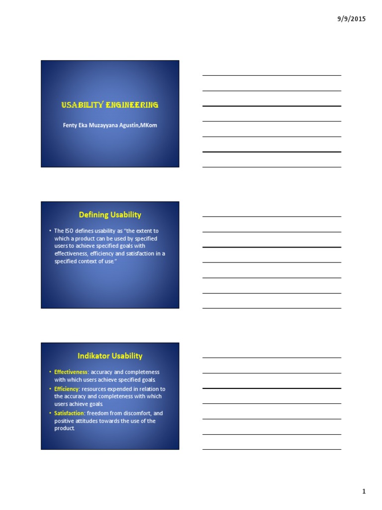 Usability Engineering Evaluation Methods | PDF | Usability ...