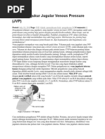 CARA MENGUKUR JVP Dan CVP | PDF