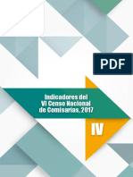 IV. Indicadores Del V Censo Nacional de Comisarías, 2017