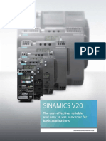 Sinamics V20: The Cost-Effective, Reliable and Easy-To-Use Converter For Basic Applications