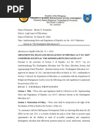 Enclosure To Deped Order No. 32, S. 2012