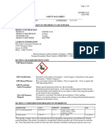 Chemical Name Cas # Percent Classification Note