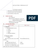 Detailed Lesson Plan in Math2-Ranking