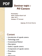 Seminar Topic on Pill Camera