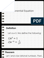 Exponential Equation