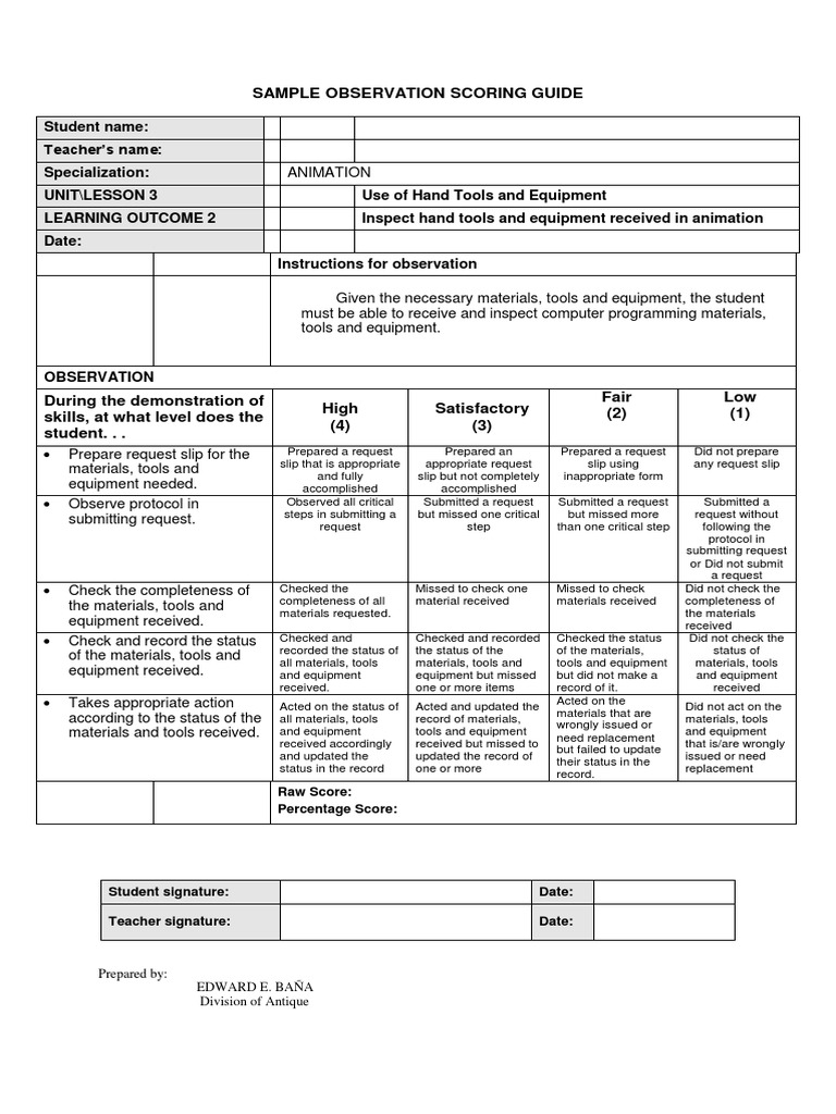 Animation Tools Inspection Guide | PDF | Tools | Applied Psychology