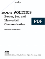 Body Politics Power Sex and Nonverbal Communication PDF