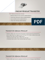 Kel. 4 - Macam-Macam Penguat Transistor