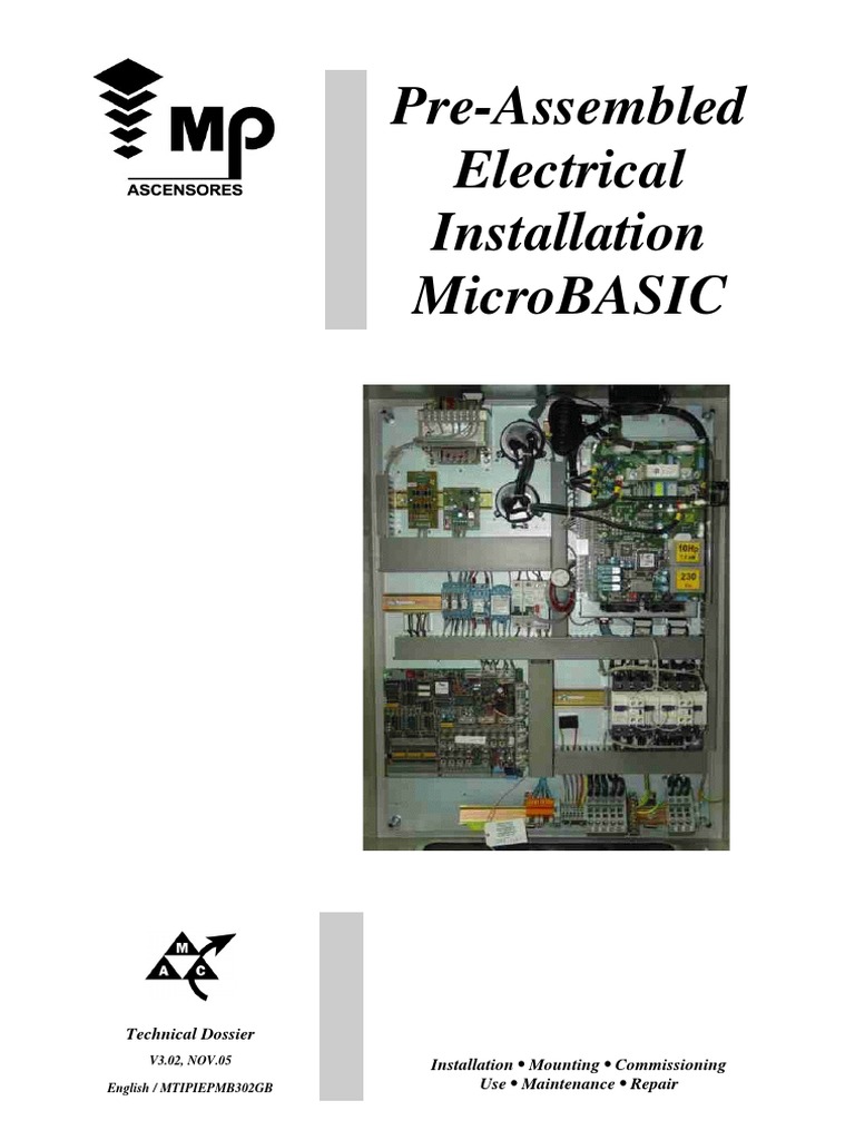MicroBASIC Electrical Installation Guide | PDF | Switch | Engineering
