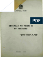 Educação no Norte e Nordeste: discurso de Luiz Viana Filho no Senado Federal em 1982