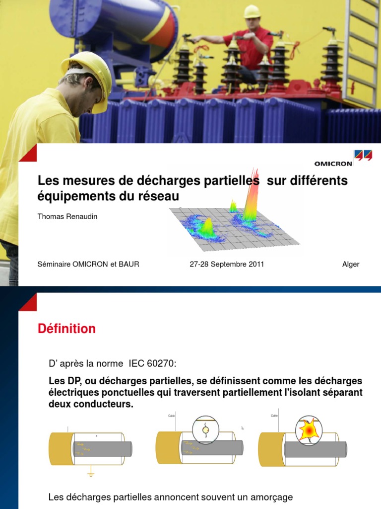 Mesure Des Décharges Partielles | PDF | Ingénierie des ...