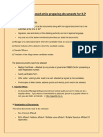 Documents Preparation Guide for ILP