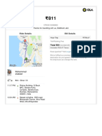Ola Bill From Citi To Home PDF