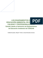 Equipamientos de Educacion Ambiental