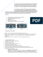 Karakteristik HC-SR04