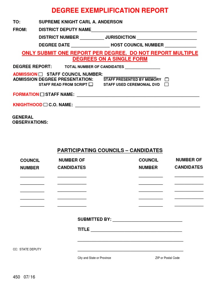 DD Degree Report450 P | PDF