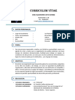 Curriculum Vitae: Datos Personales